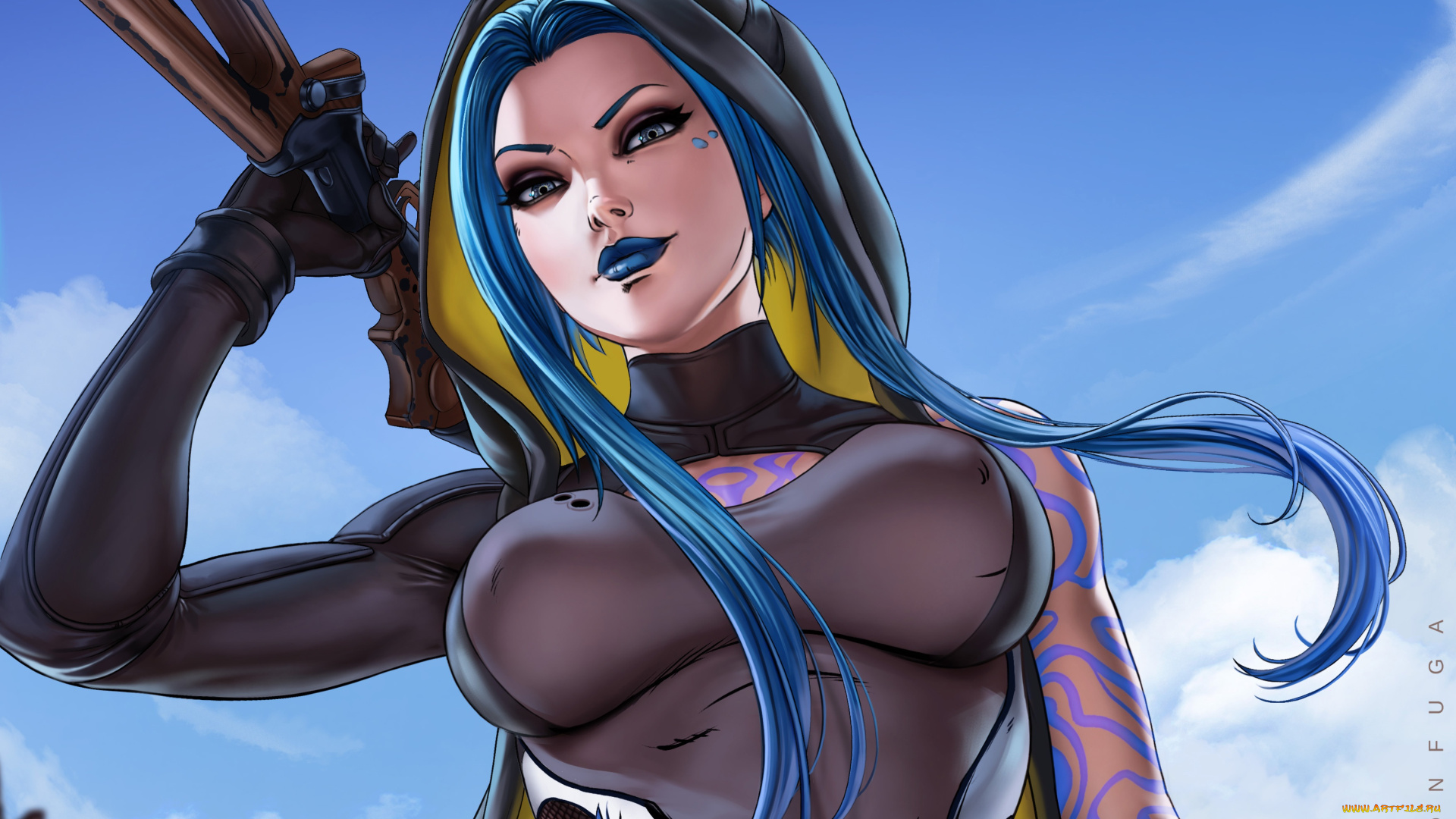 borderlands, видео, игры, девушка, красивая, супер, секси, няша, нежная, классная, модница, лапочка, мадам