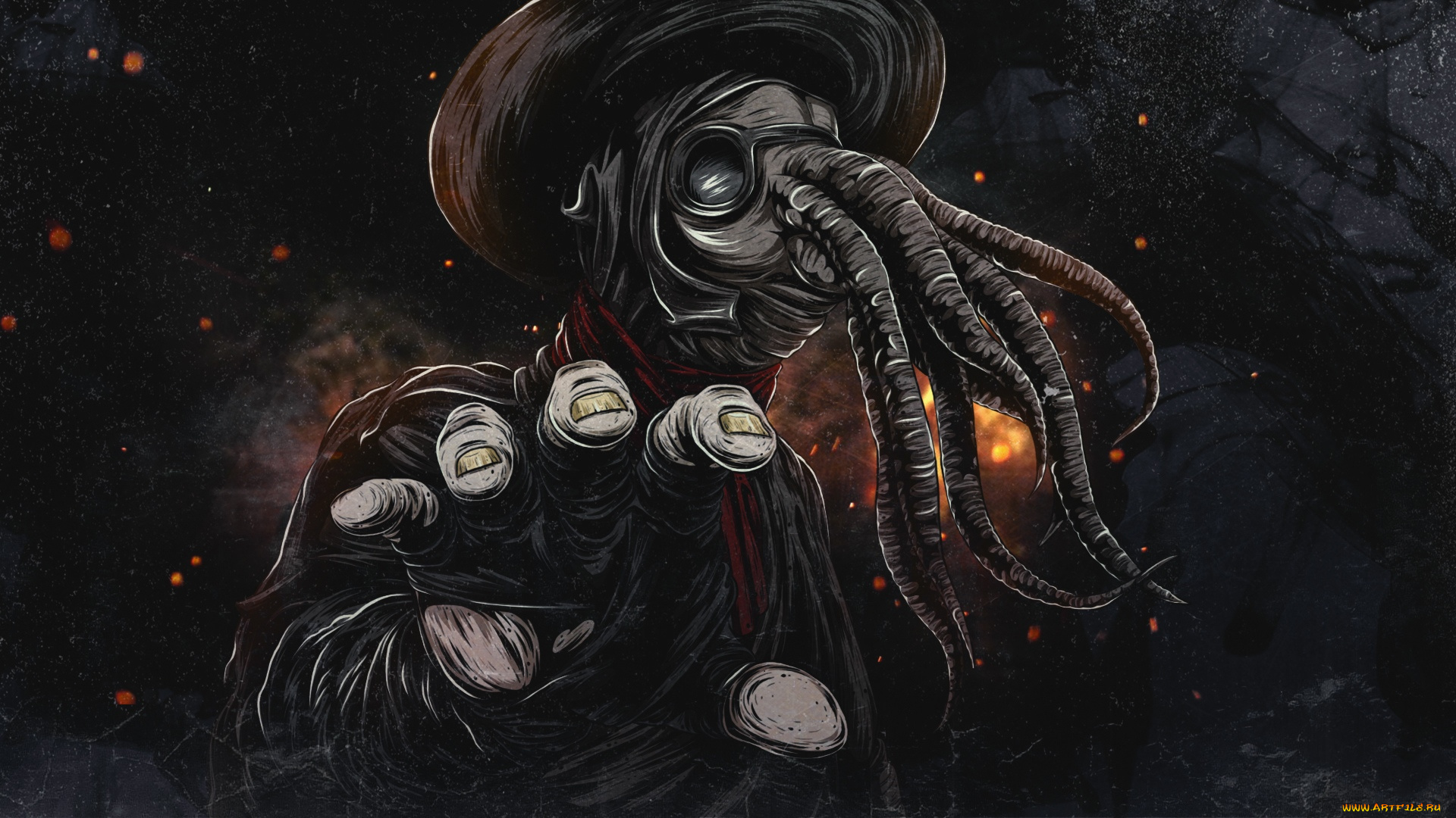 фэнтези, существа, plague, doctor, chtulhu, besenheide