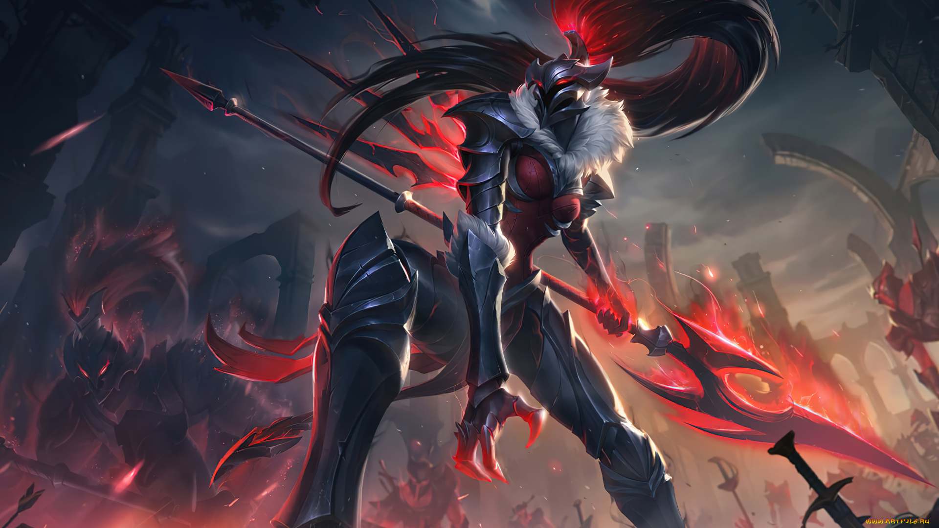 видео, игры, league, of, legends, league, of, legends, kalista