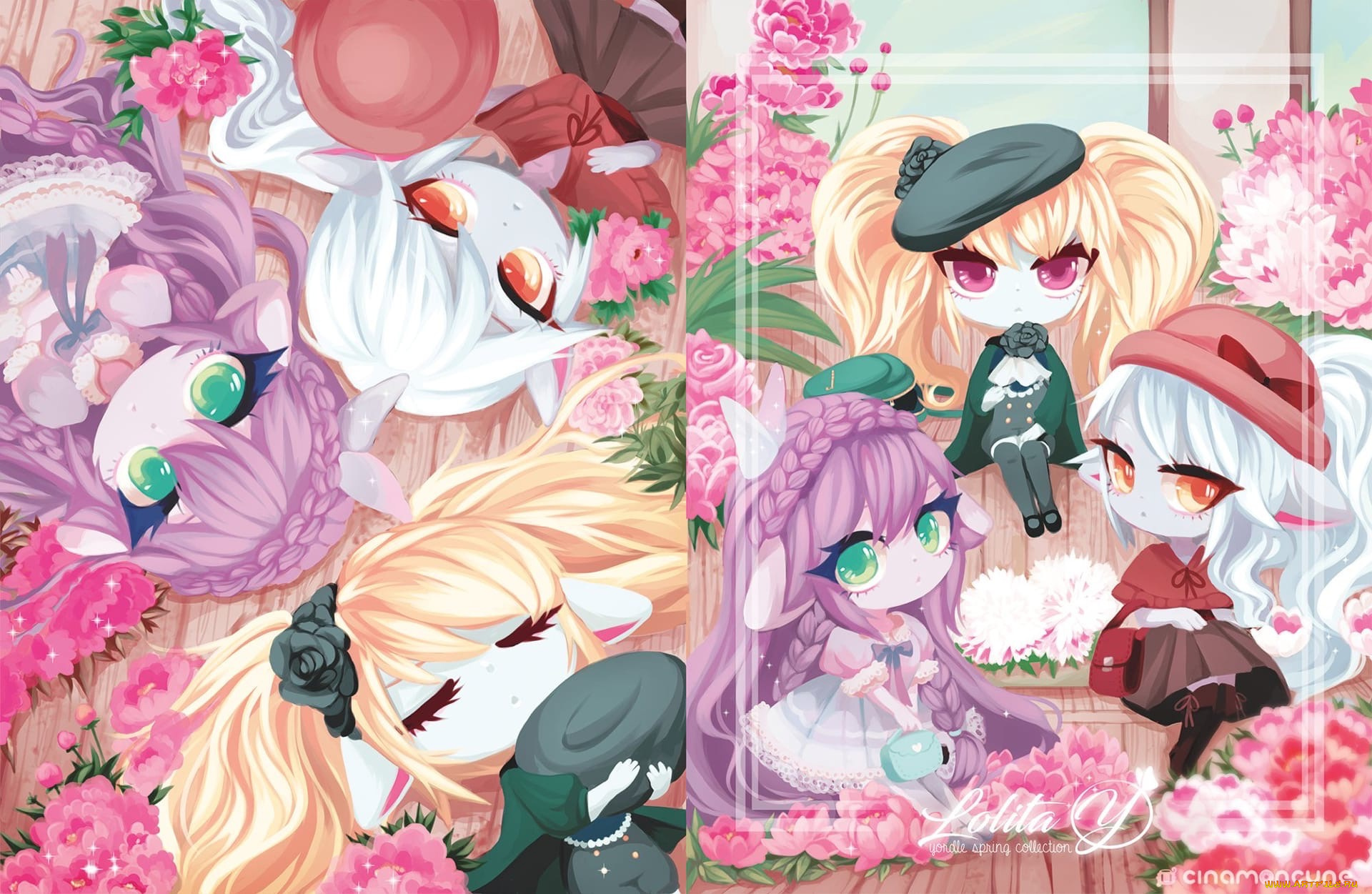 видео, игры, league, of, legends, lulu, tristana, poppy, цветы