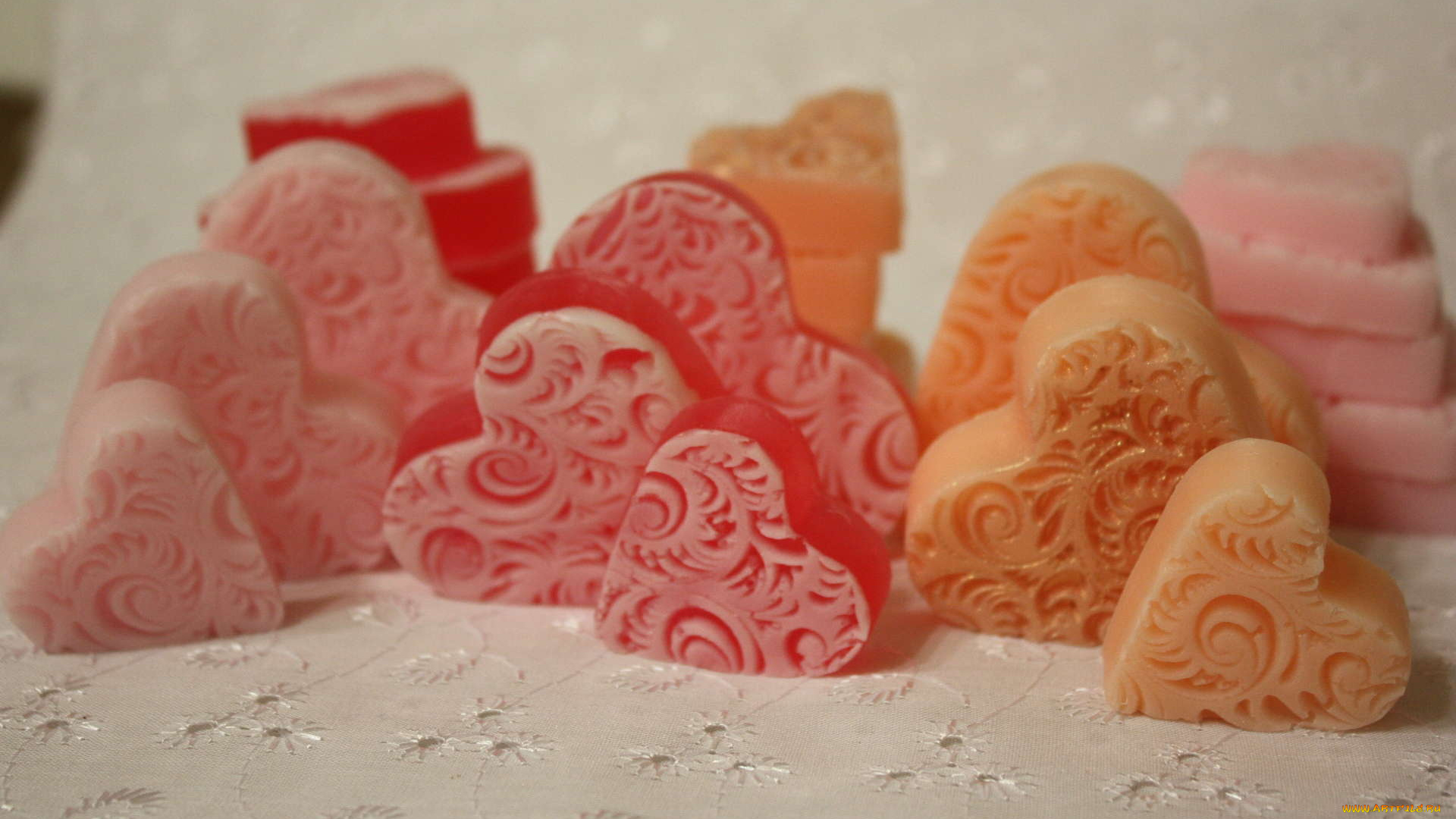 разное, косметические, средства, , духи, мыло, цвета, сердечки