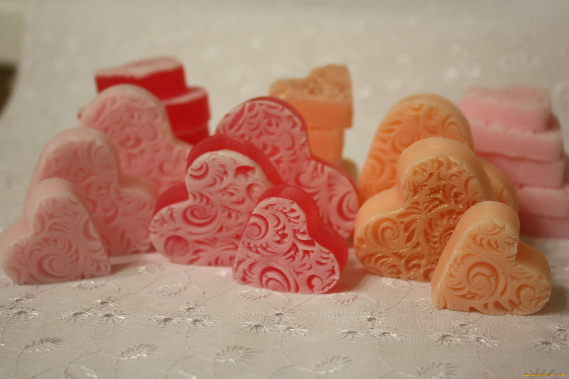 разное, косметические, средства, , духи, мыло, цвета, сердечки