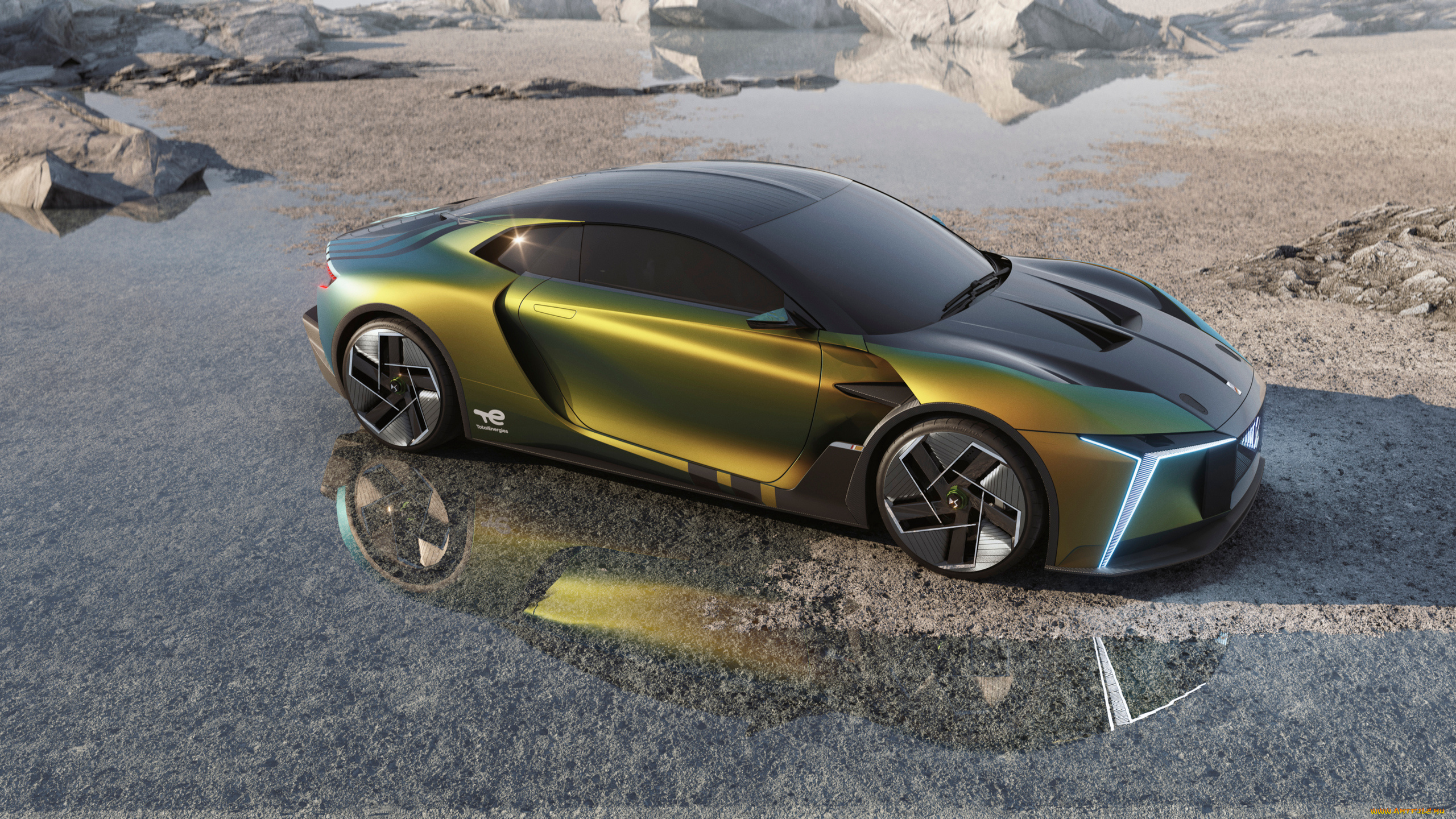 2022, ds, e-tense, performance, concept, автомобили, citroen, ds, e-tense, performance, concept, концепт, купе, вид, сверху, ситроен, электромобиль