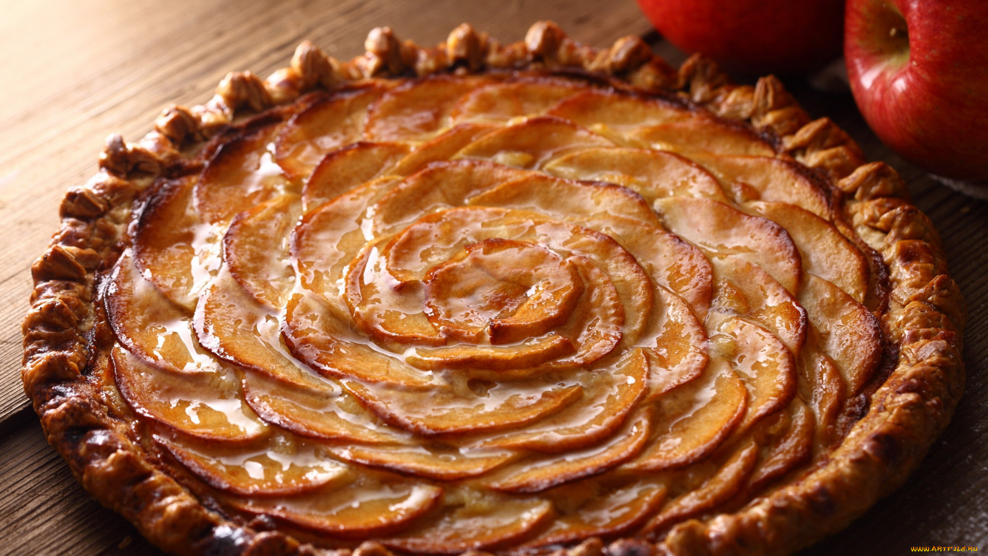 еда, пироги, яблоки, пирог, яблочный, аппетитный