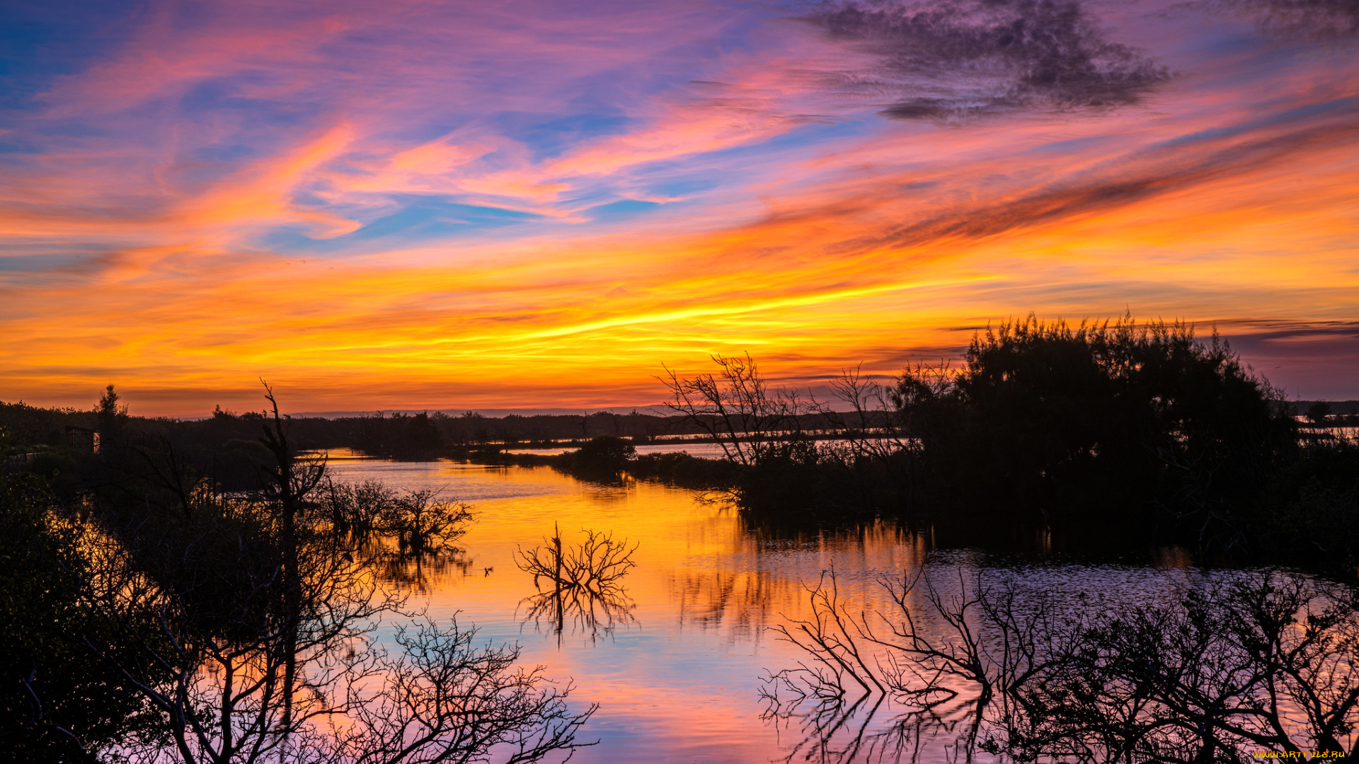природа, восходы, закаты, закат, рассвет