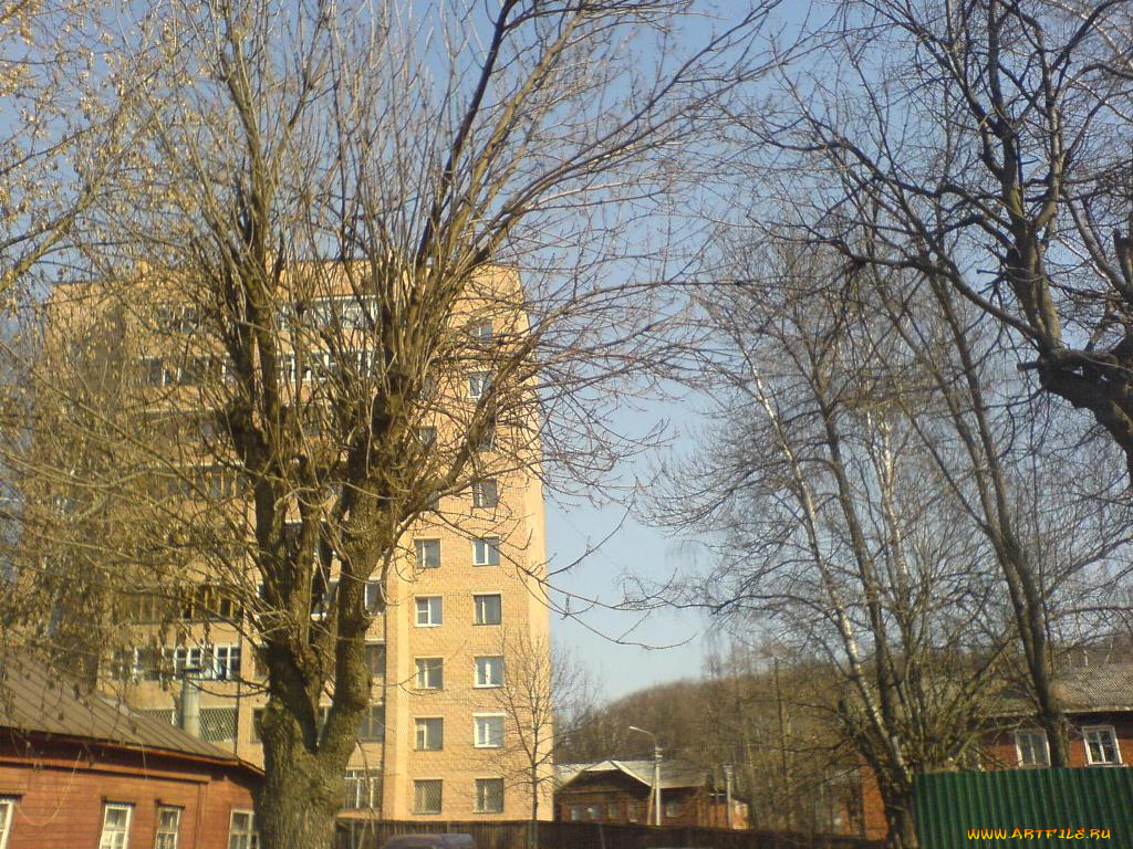 славный, город, дмитров, города, здания, дома