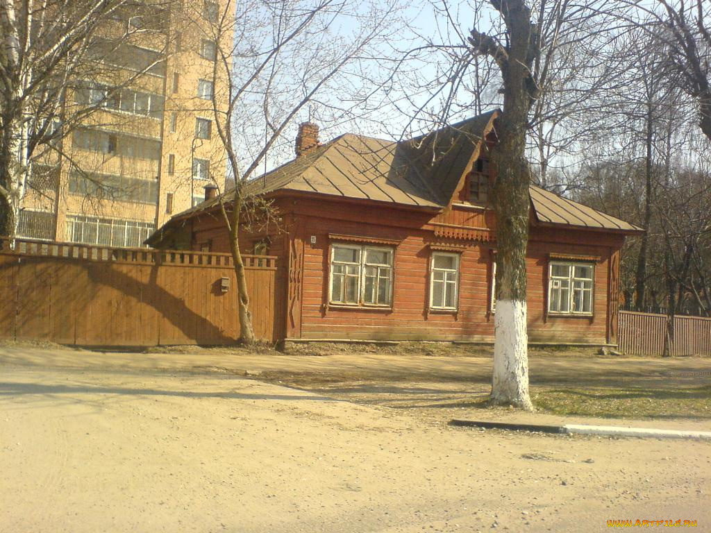 славный, город, дмитров, города, здания, дома