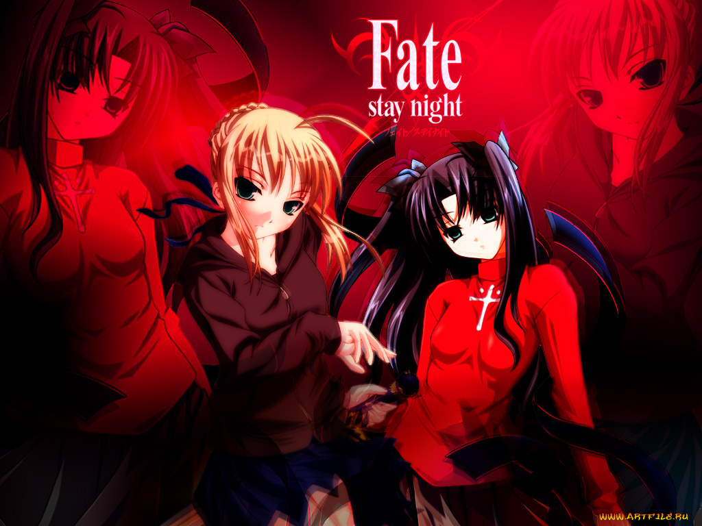 аниме, fate, stay, night