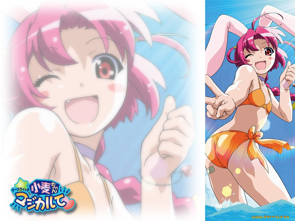 аниме, nurse, witch, komugi, chan