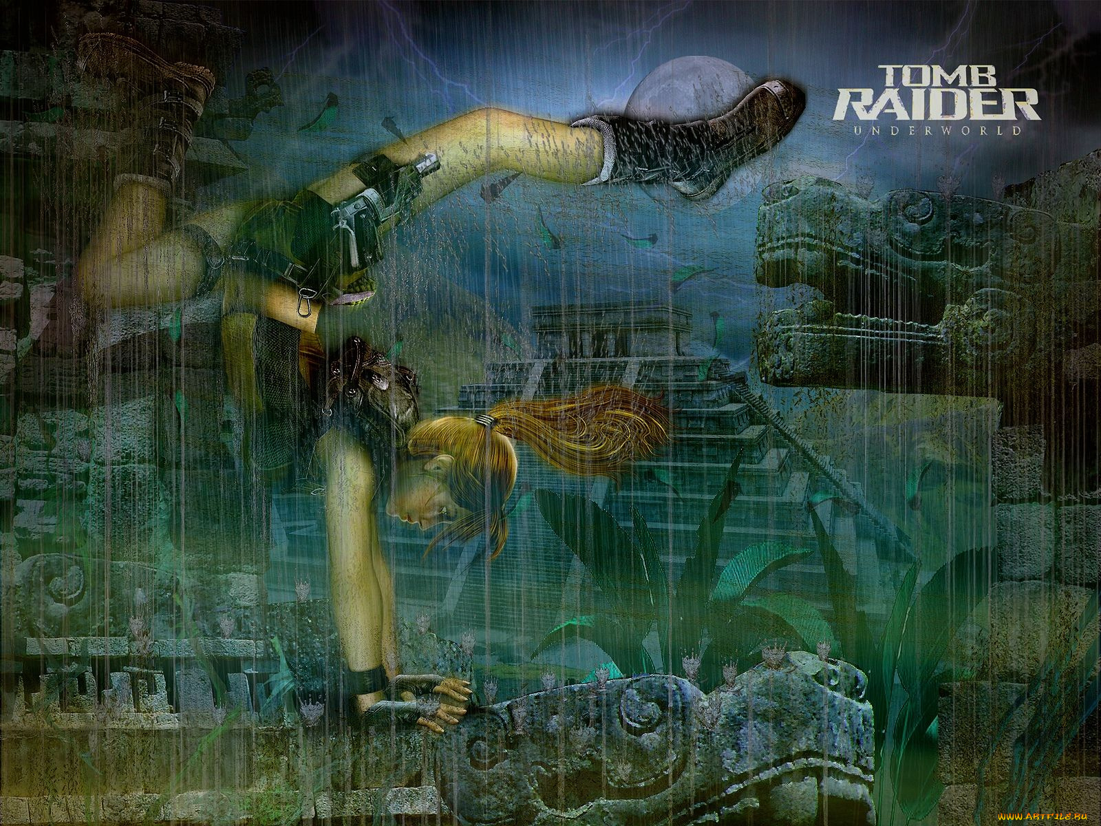 tomb, raider, underworld, видео, игры