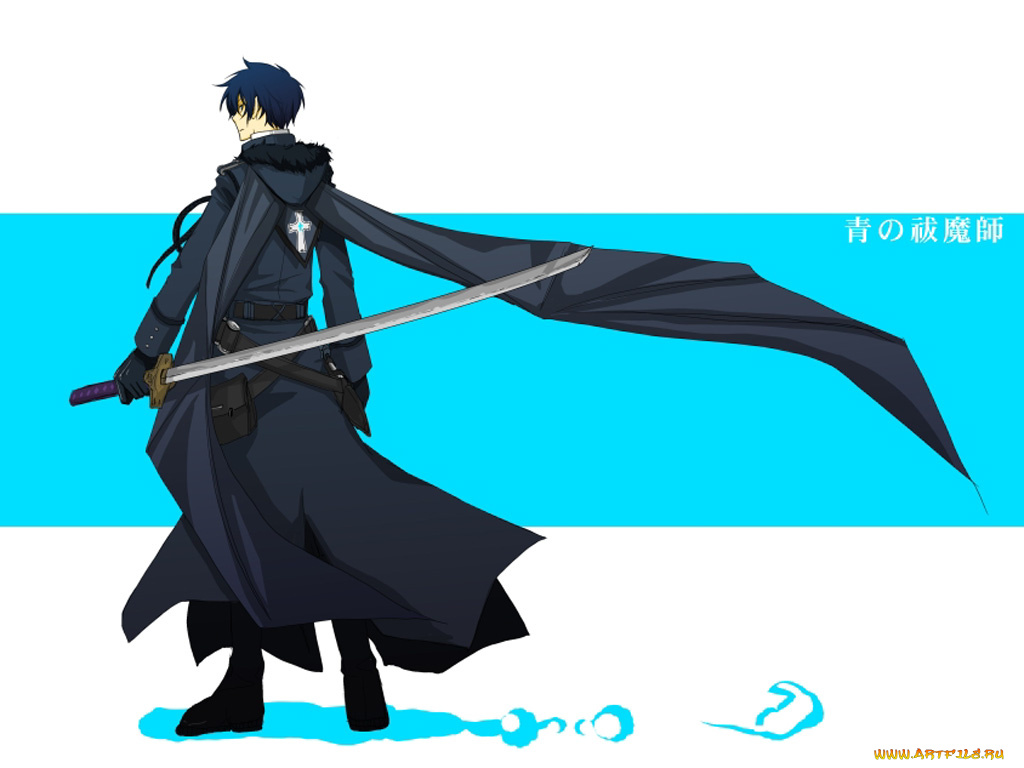 аниме, ao, no, exorcist