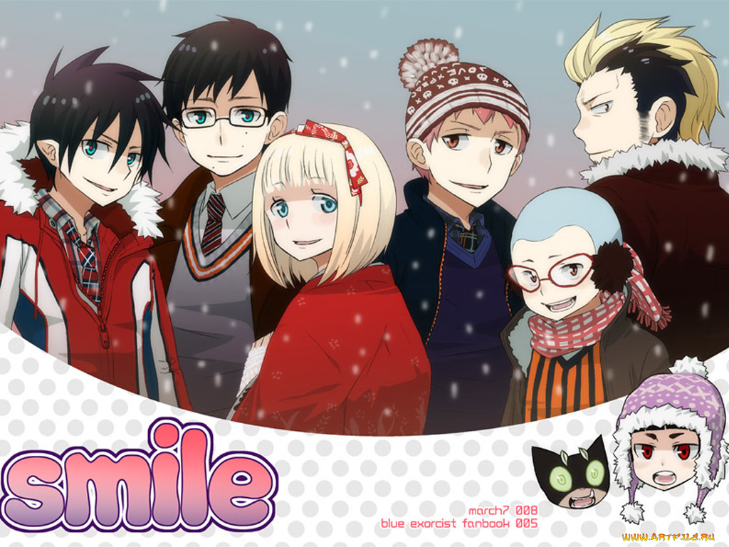 аниме, ao, no, exorcist