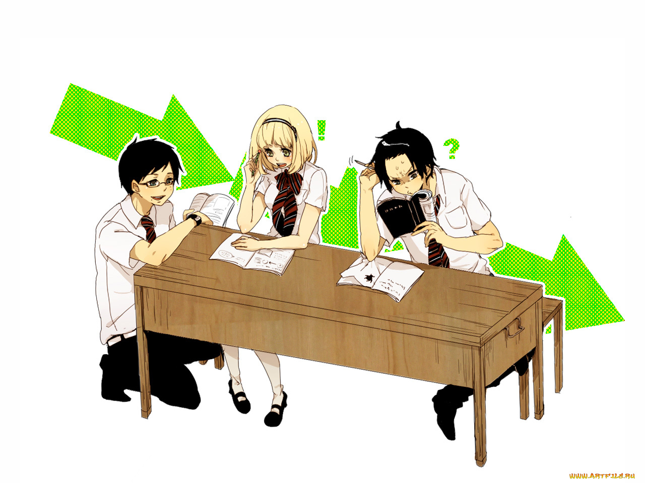 аниме, ao, no, exorcist