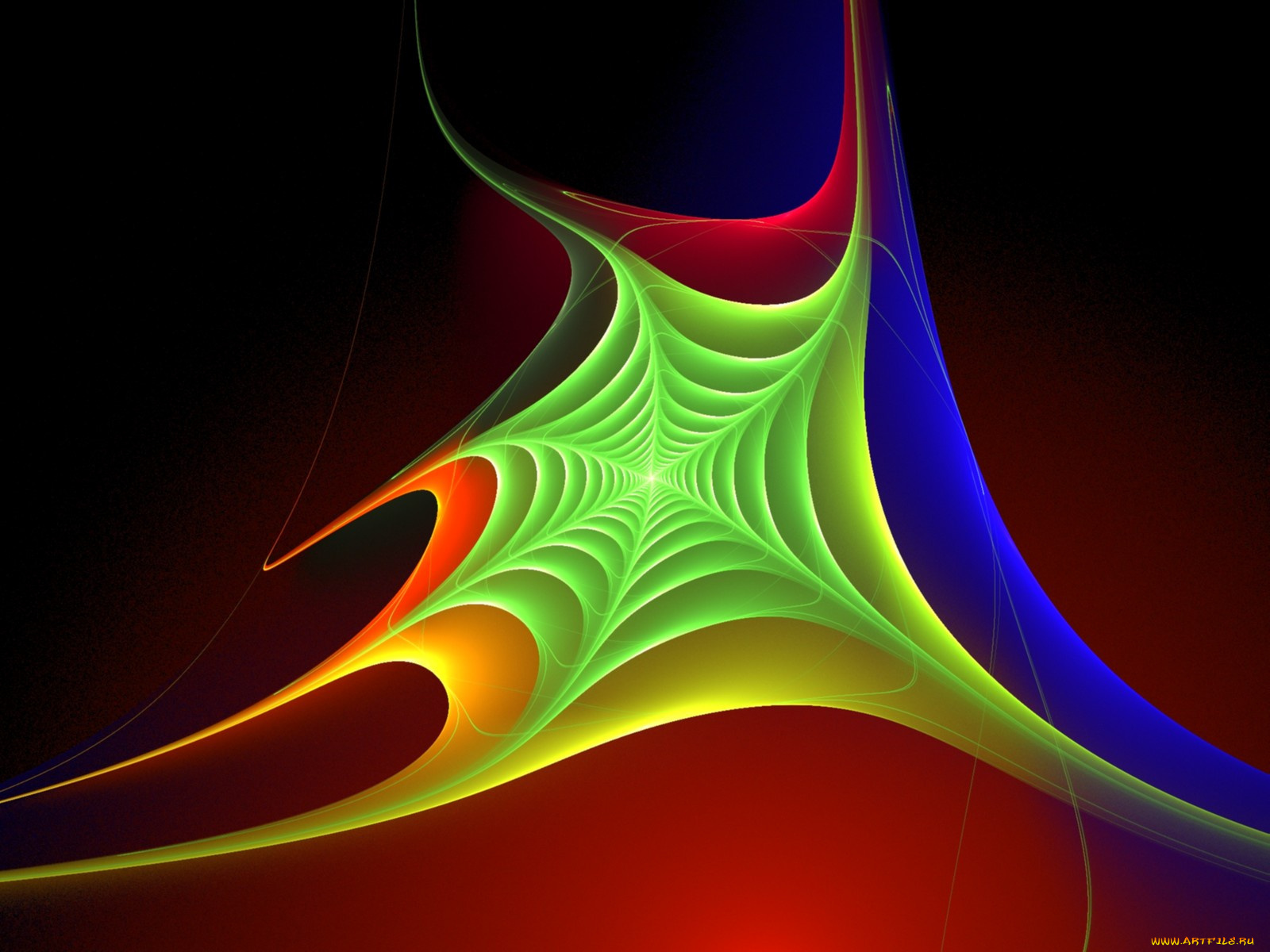 3д, графика, fractal, фракталы, цвета, фон, узор