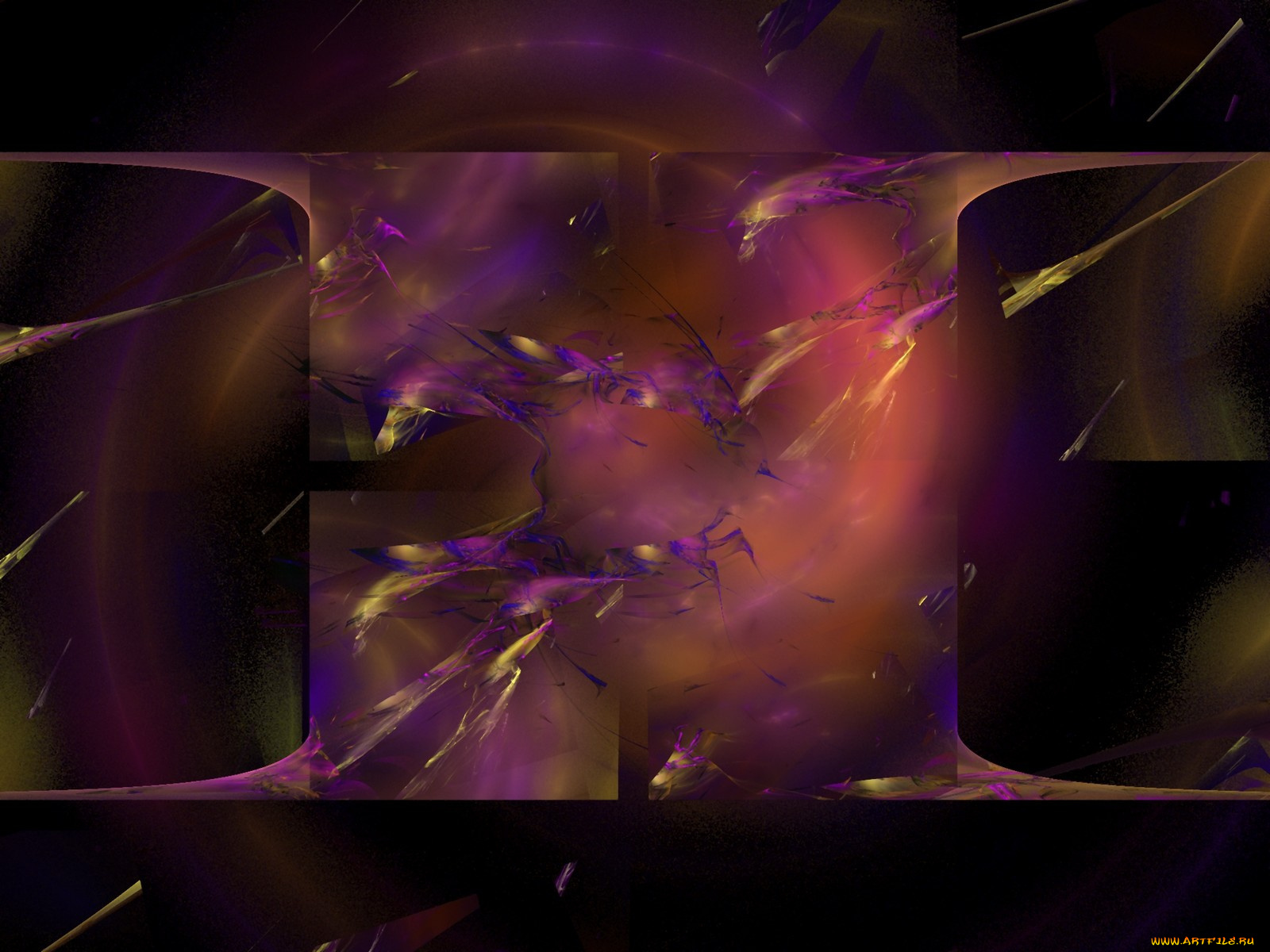 3д, графика, fractal, фракталы, узор, цвета, фон