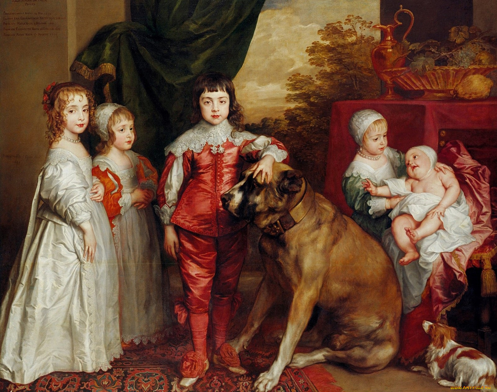 рисованные, sir, anthony, van, dyck