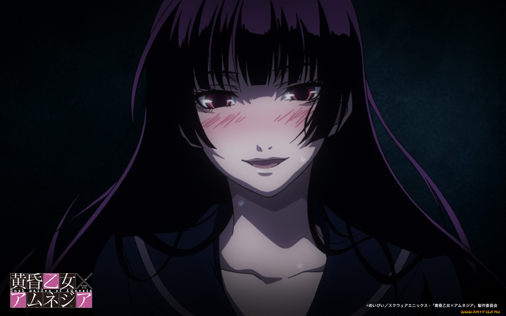 аниме, tasogare, otome, amnesia, девушка