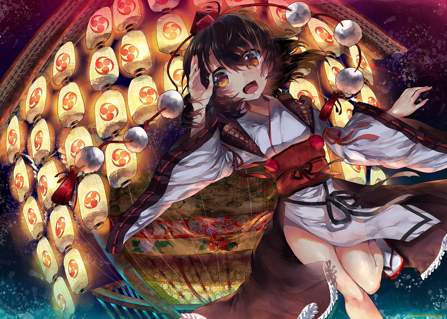 shameimaru, aya, аниме, touhou