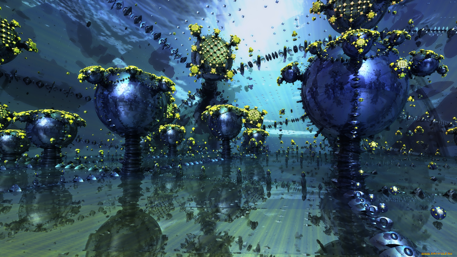 3д, графика, fractal, фракталы, абстракция