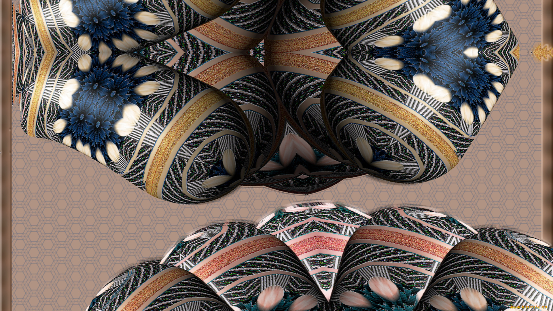 3д, графика, fractal, фракталы, узор