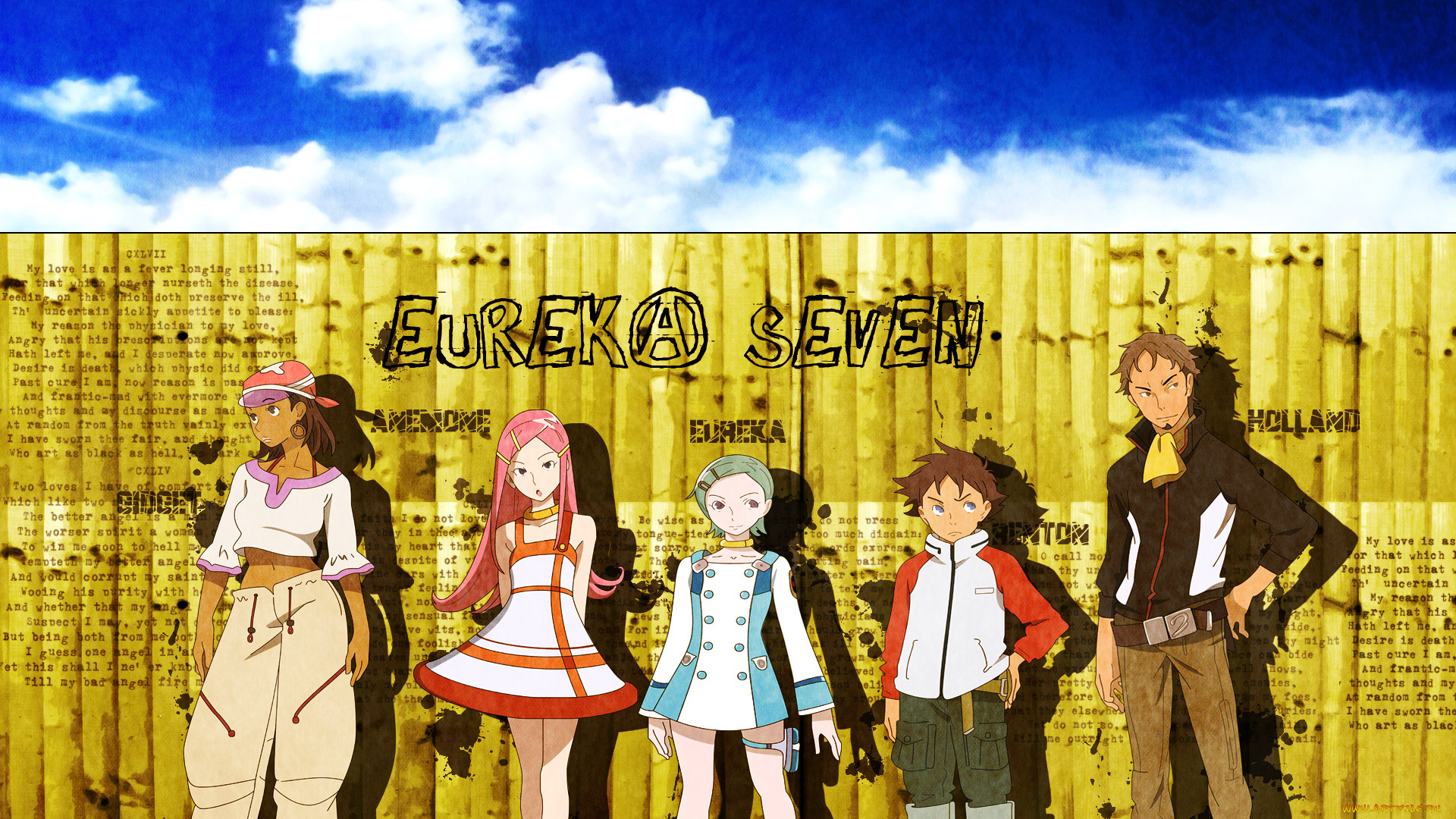 аниме, eureka, seven
