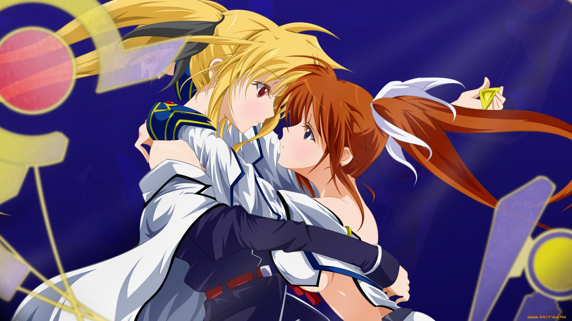 аниме, mahou, shoujo, lyrical, nanoha