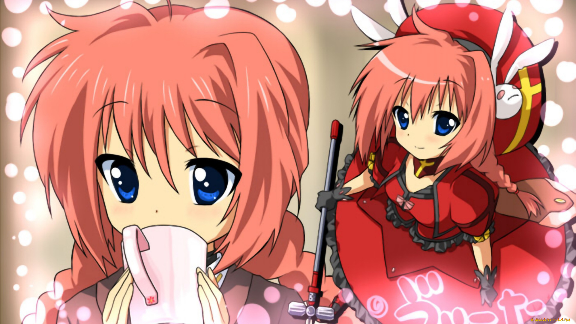 аниме, mahou, shoujo, lyrical, nanoha