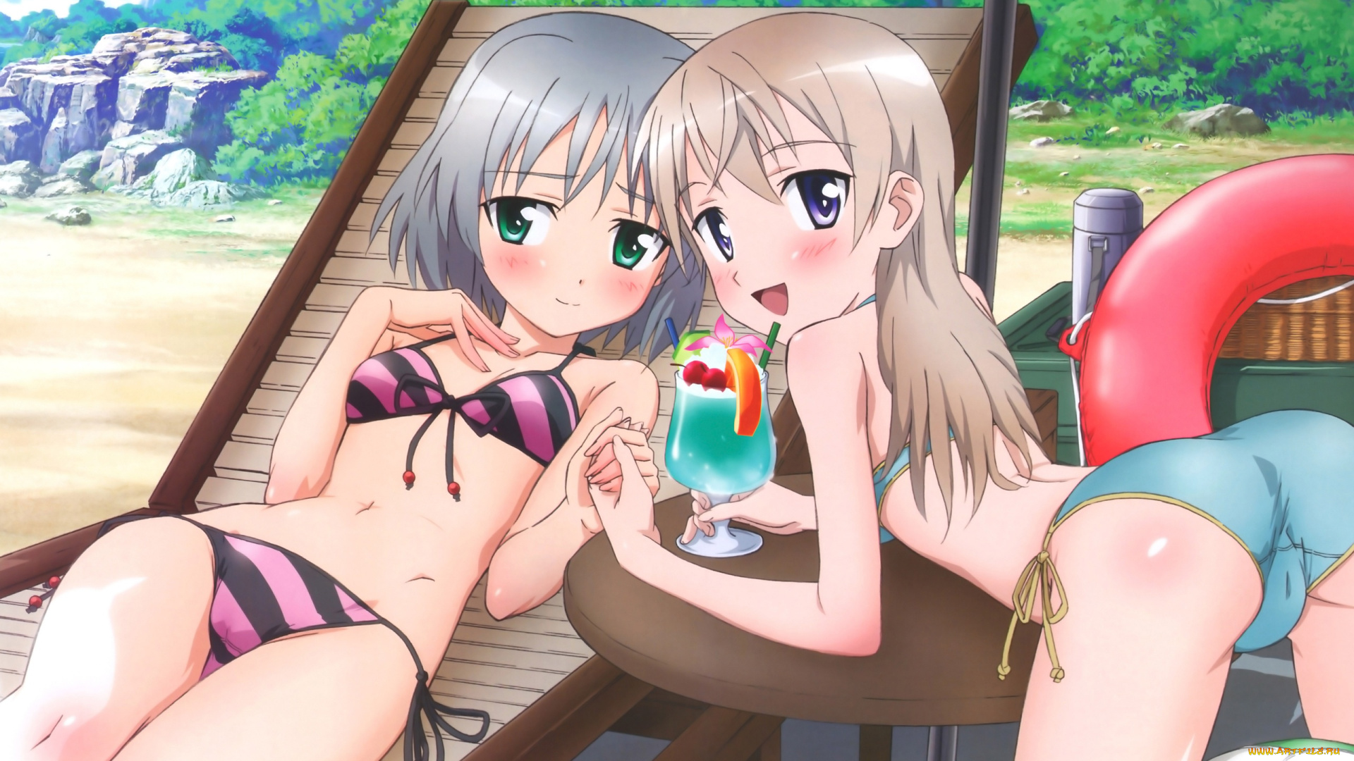 аниме, strike, witches