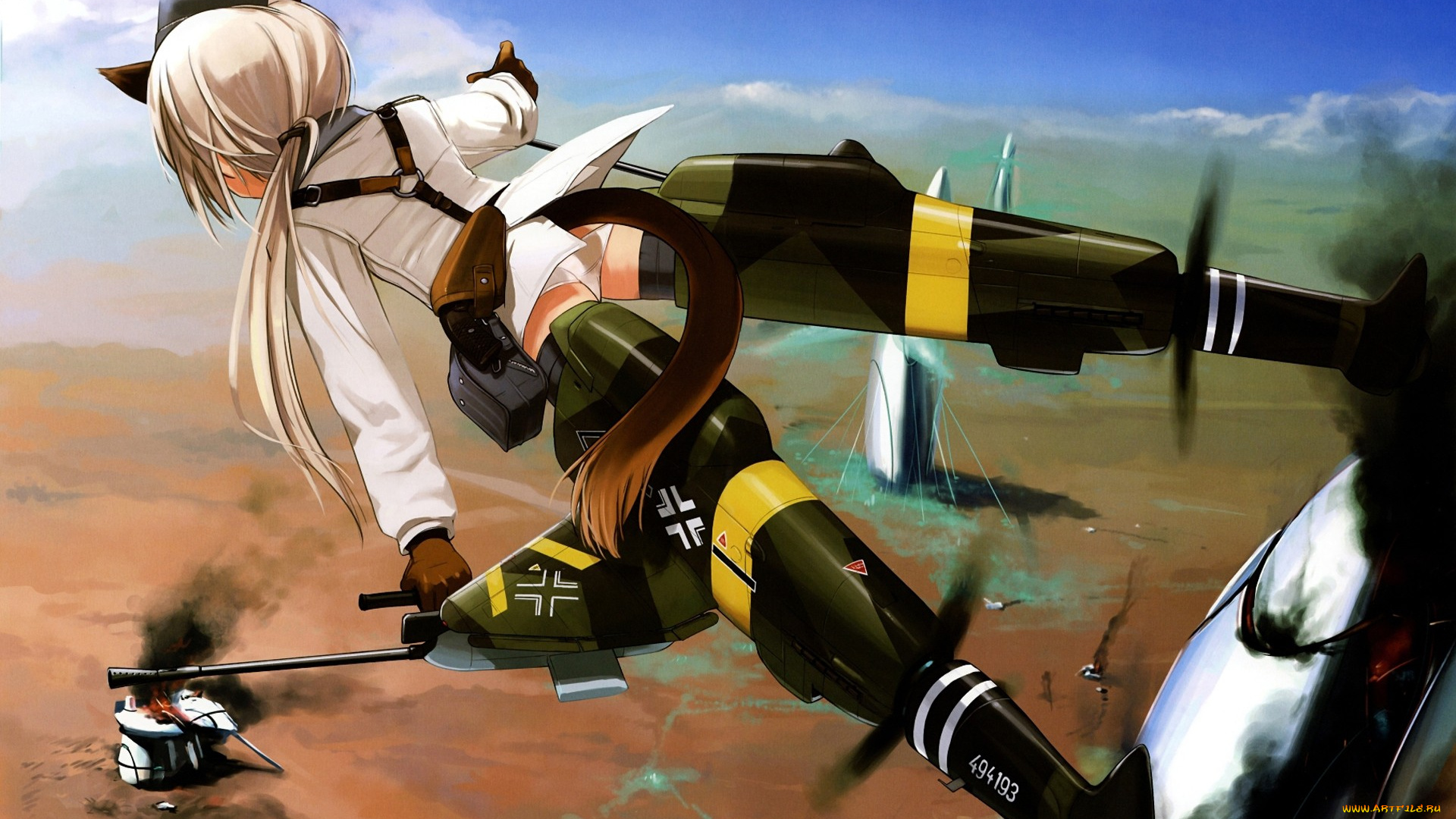 аниме, strike, witches