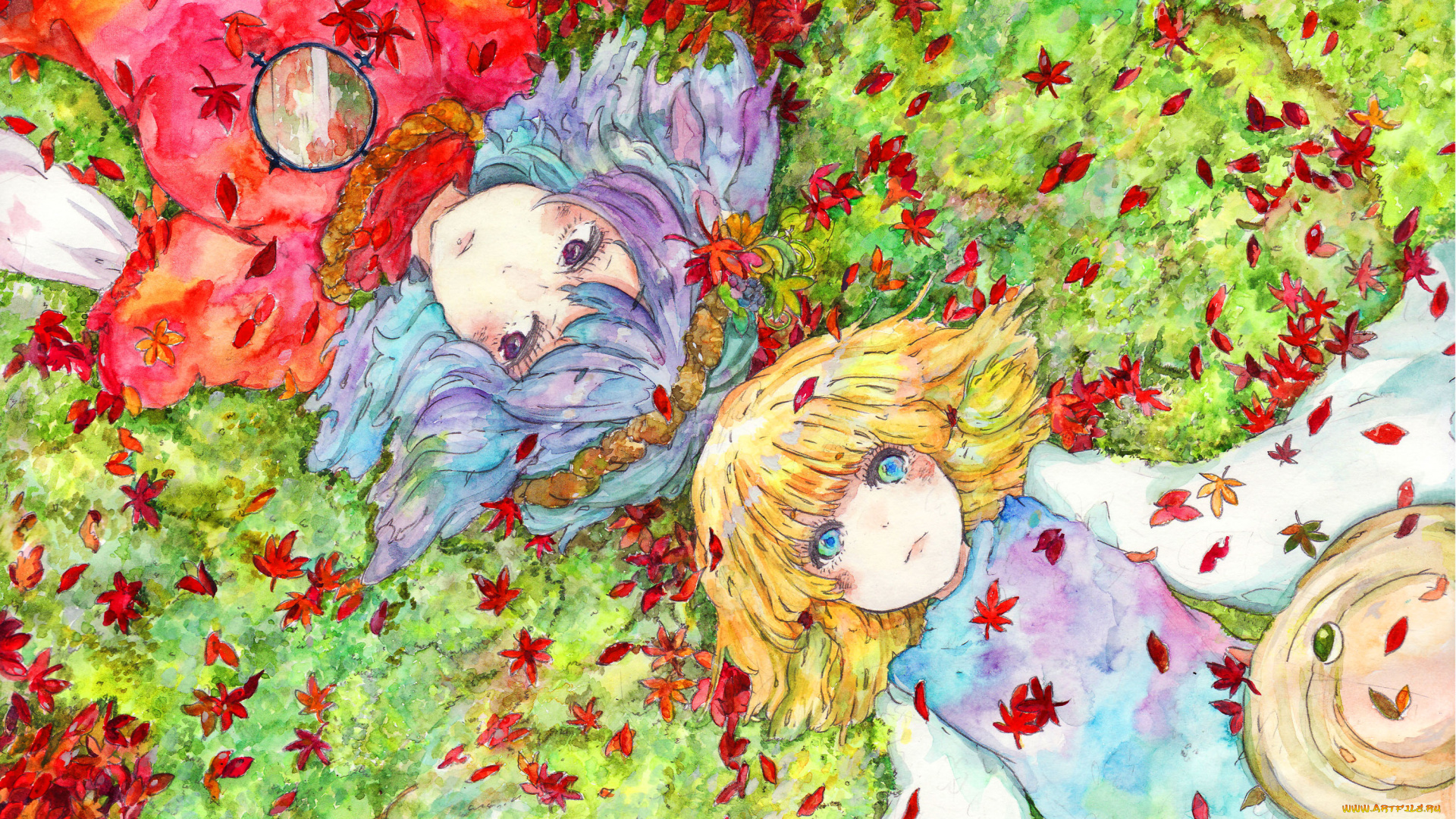 аниме, touhou, moriya, suwako, yasaka, kanako