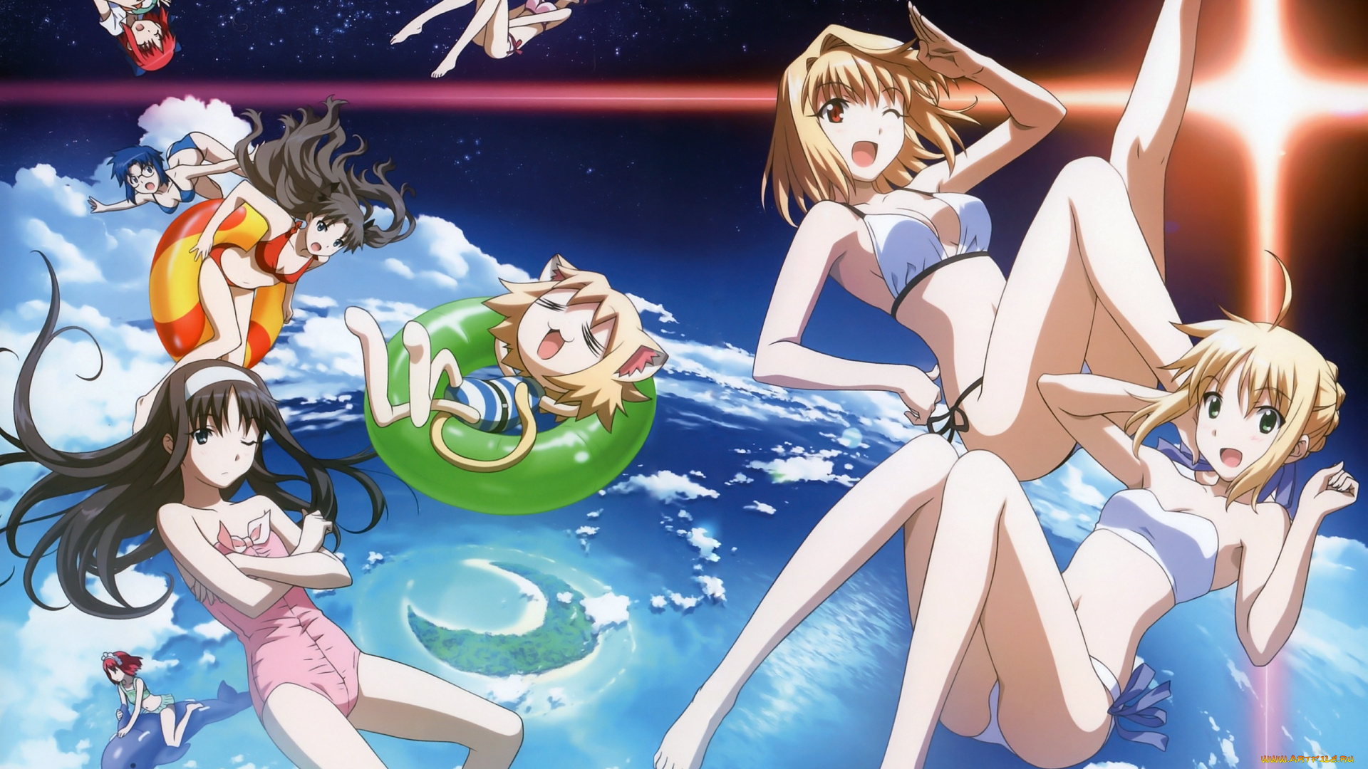 аниме, tsukihime, девушки