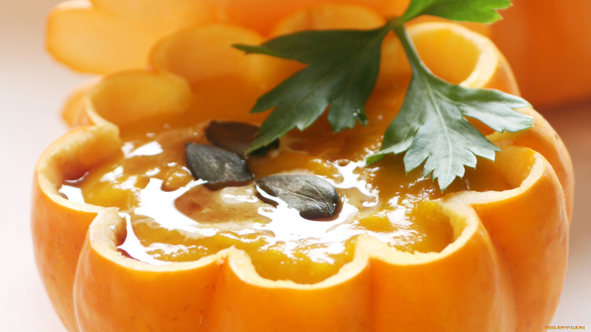 еда, первые, блюда, суп, тыква