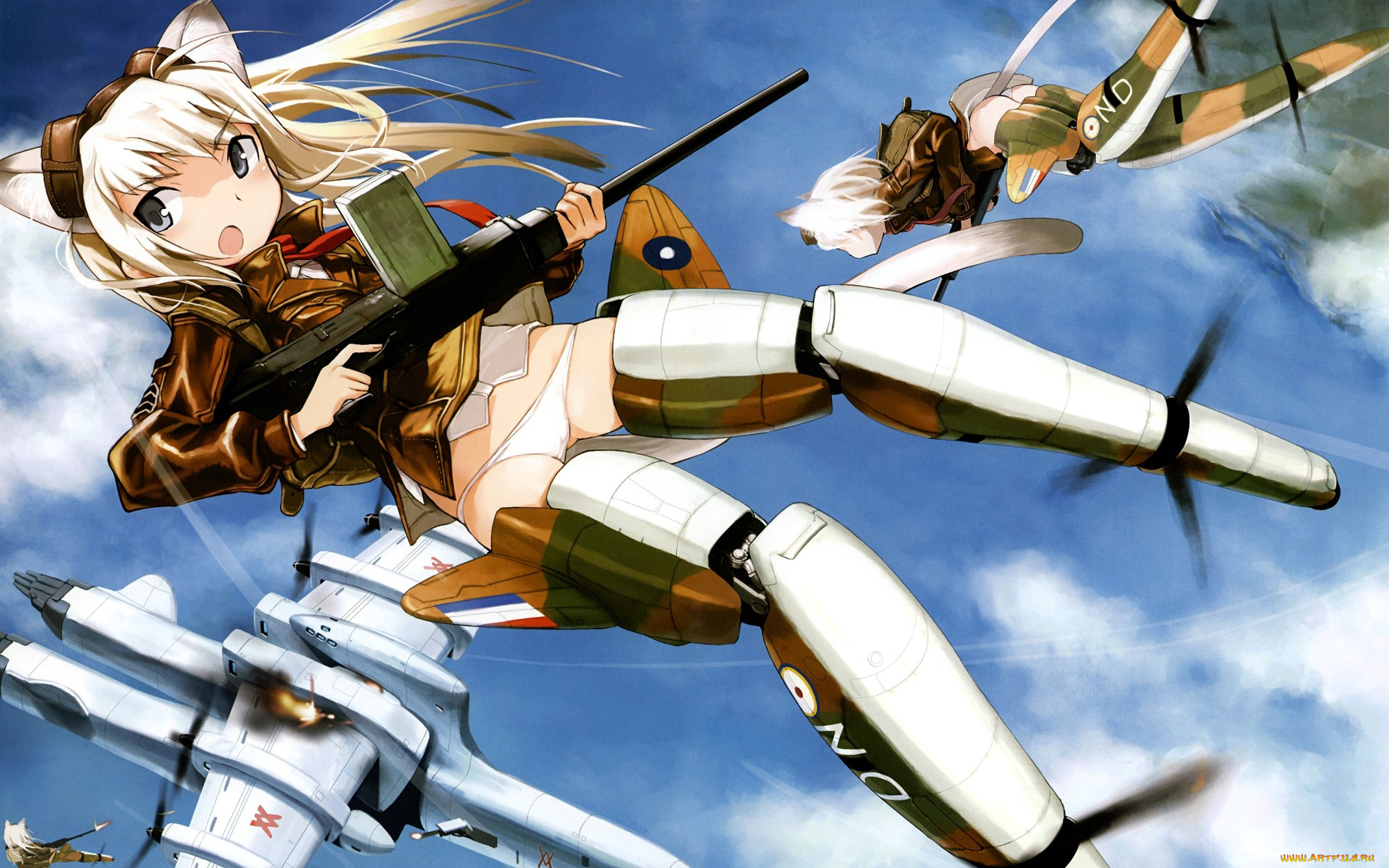 аниме, strike, witches