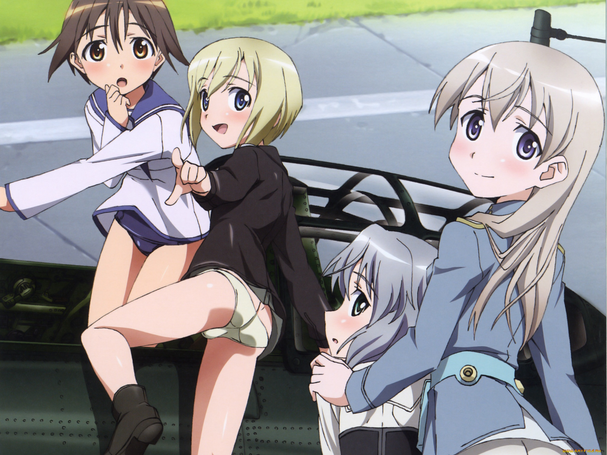 аниме, strike, witches