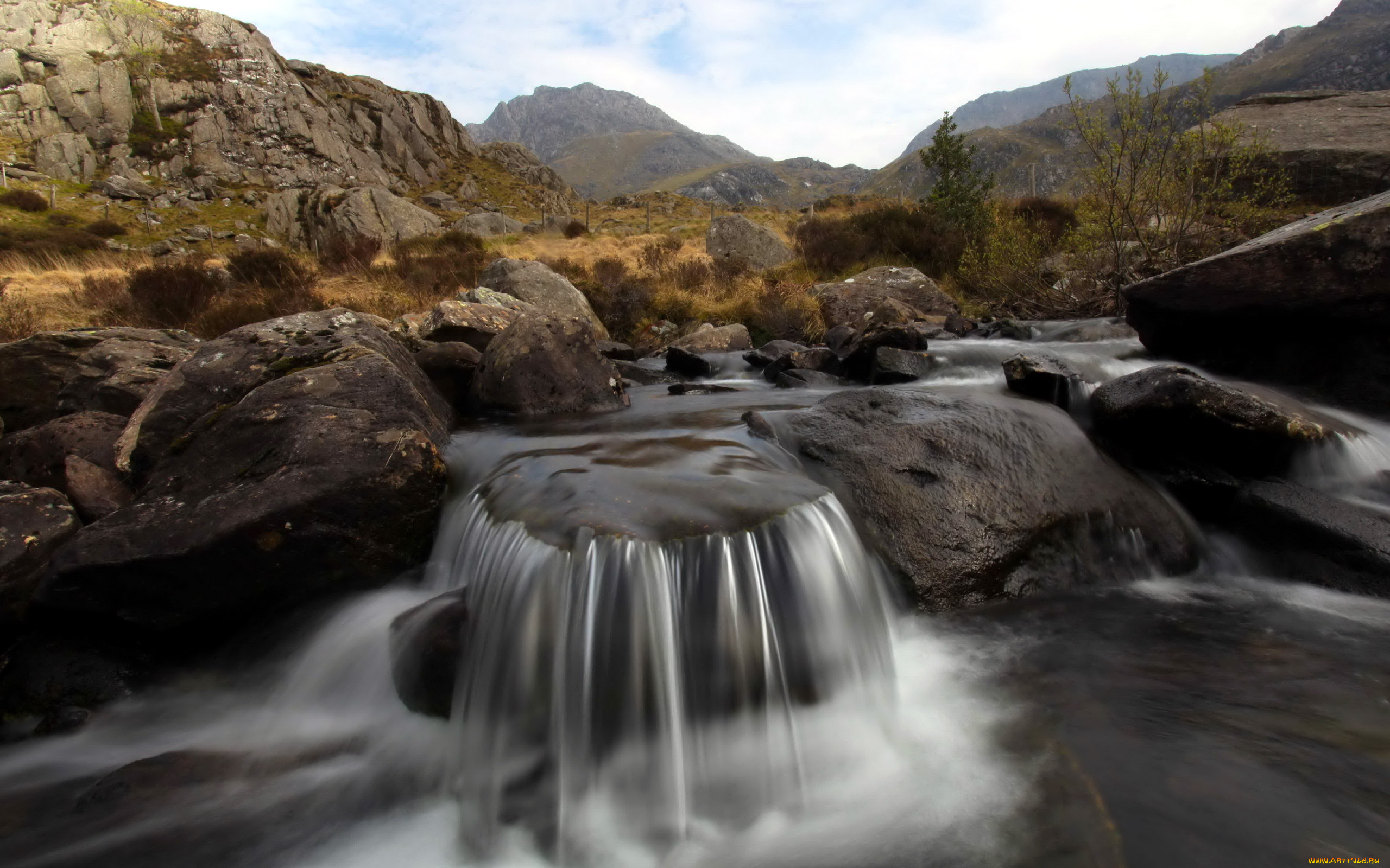 природа, реки, озера, горы, камни, река