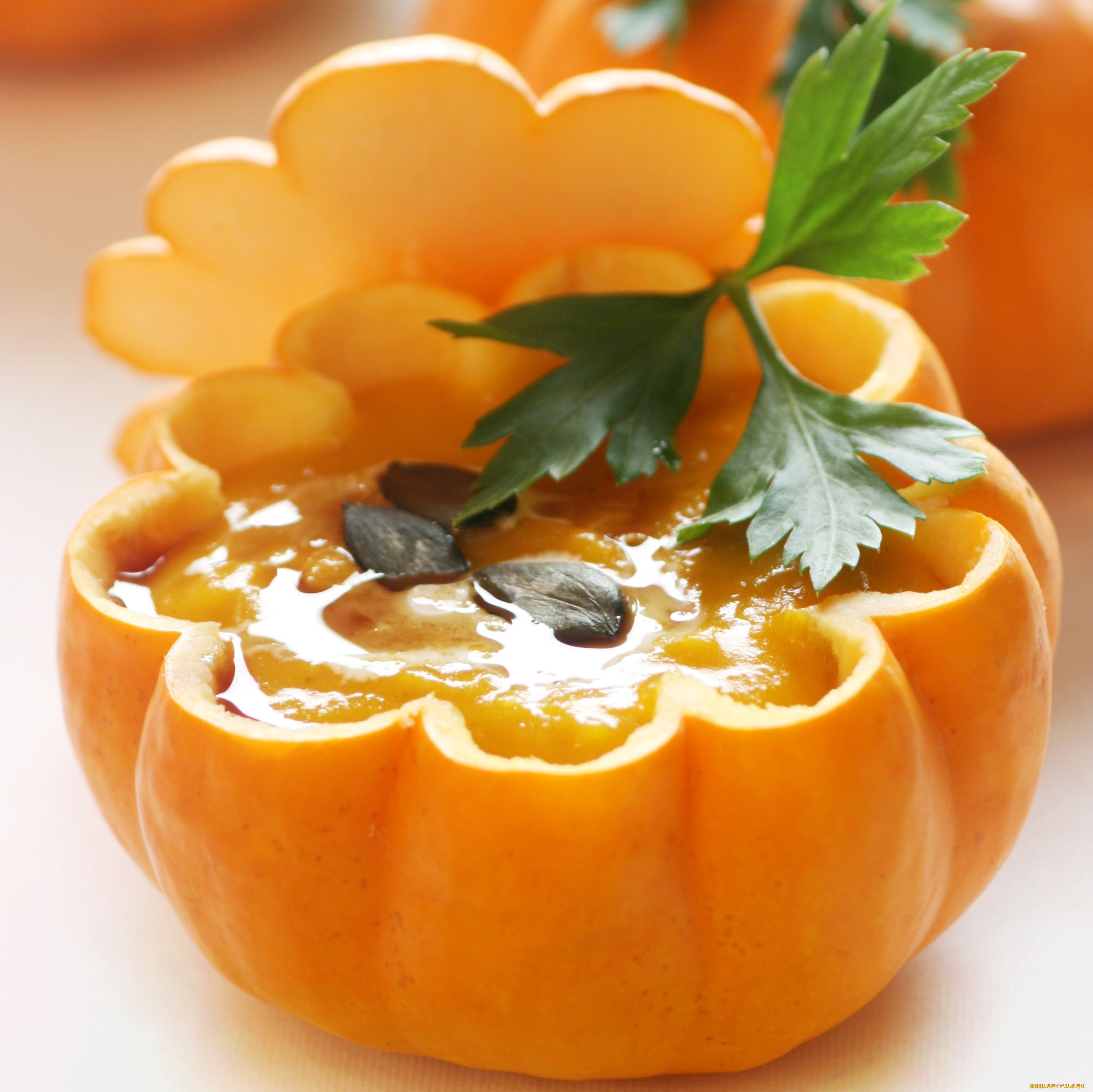 еда, первые, блюда, суп, тыква