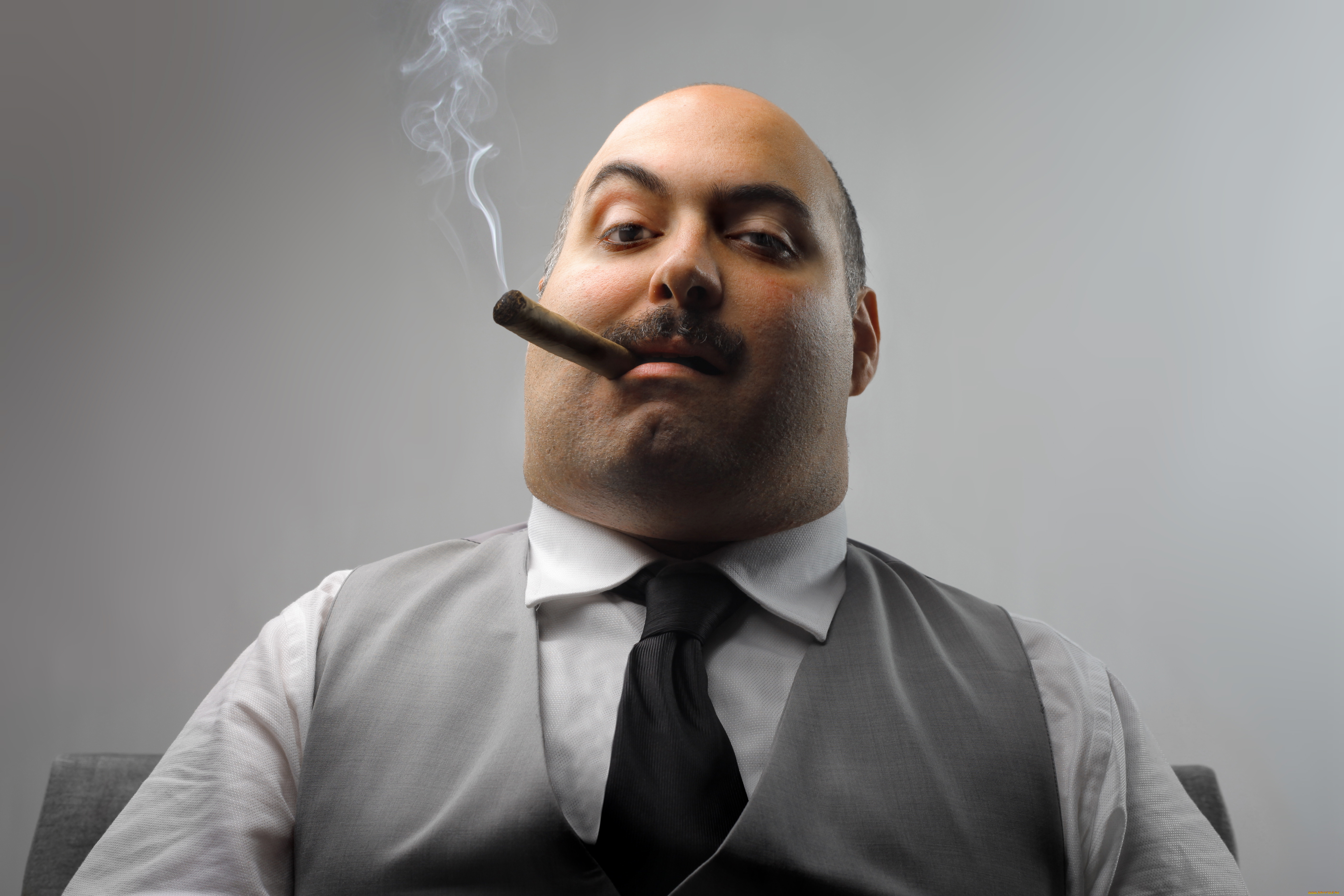 важная, насяльника, мужчины, unsort, босс, сигара