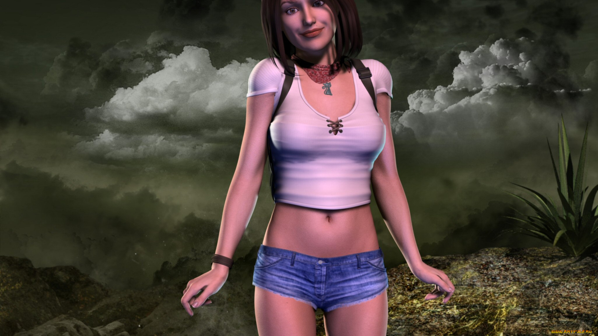 3д, графика, people, люди, девушка