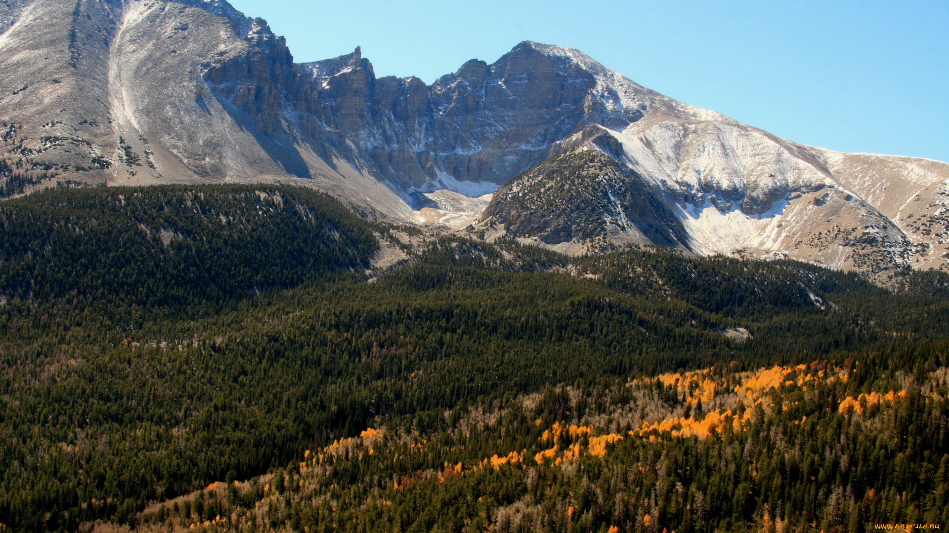 great, basin, national, park, невада, природа, горы, дорога