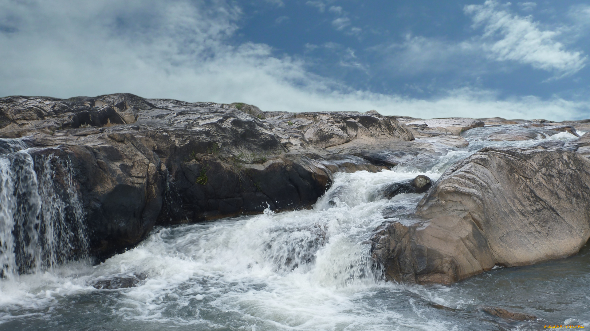 природа, побережье, небо, пейзаж, скалы, море