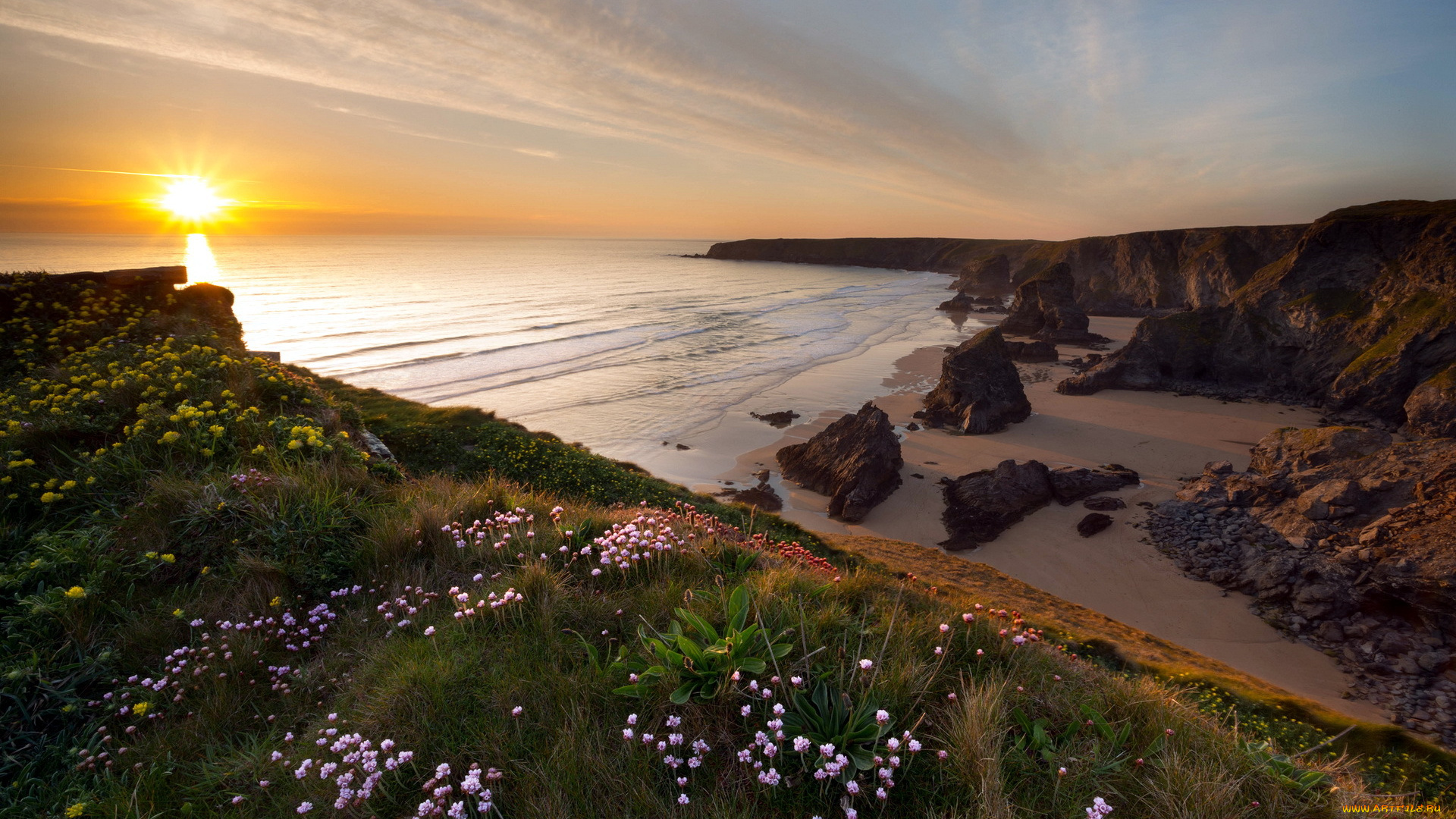 природа, восходы, закаты, закат, пейзаж, море