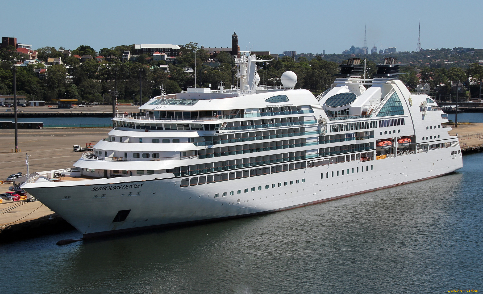 корабли, лайнеры, большой, круиз