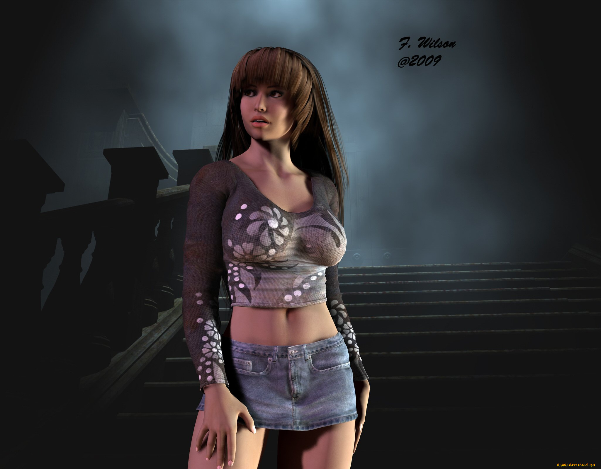 3д, графика, people, люди, девушка