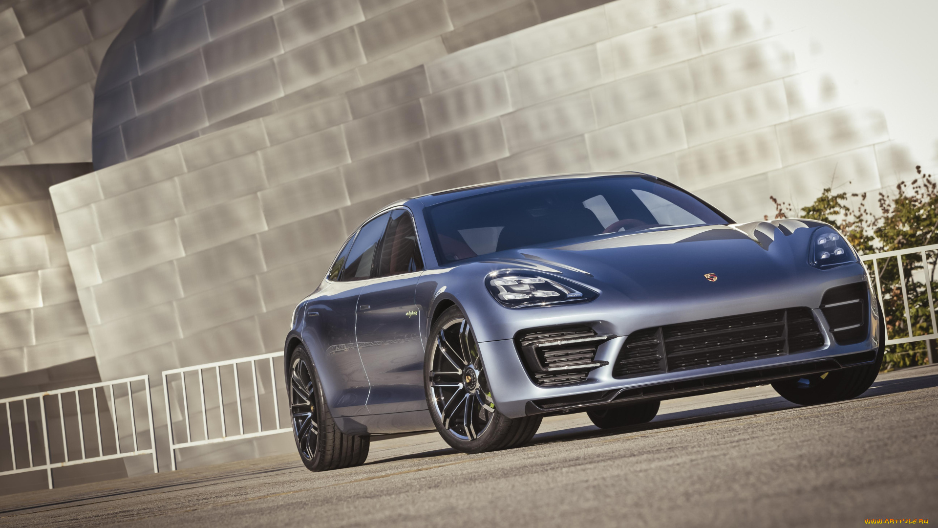 автомобили, porsche, суперкар, concept, серебристая