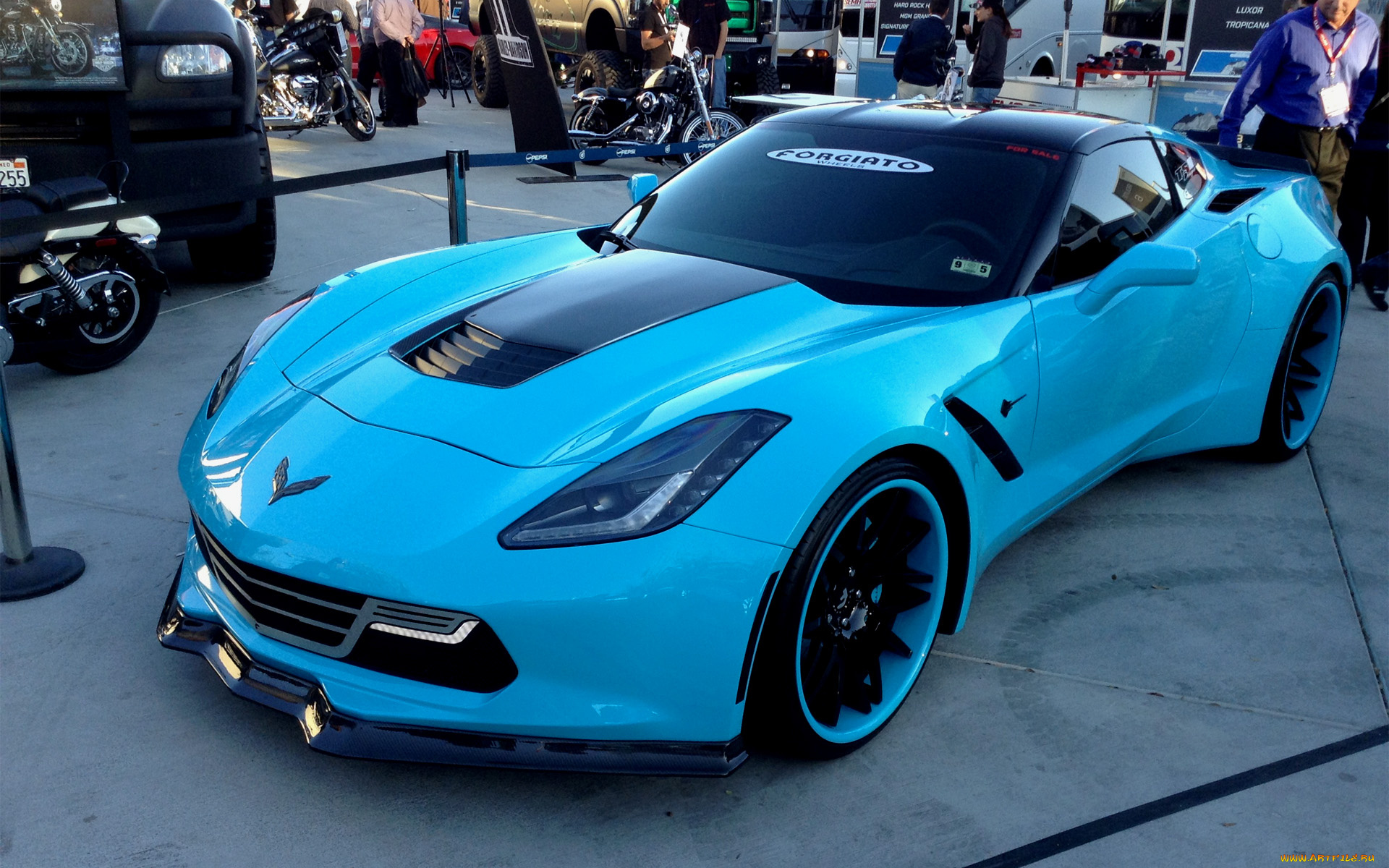 автомобили, выставки, и, уличные, фото, corvette