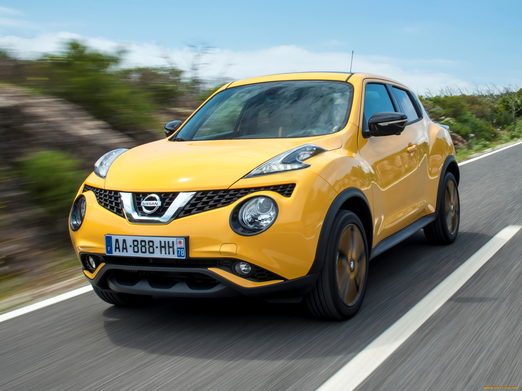 автомобили, nissan, datsun, 2014г, yf15, juke, желтый