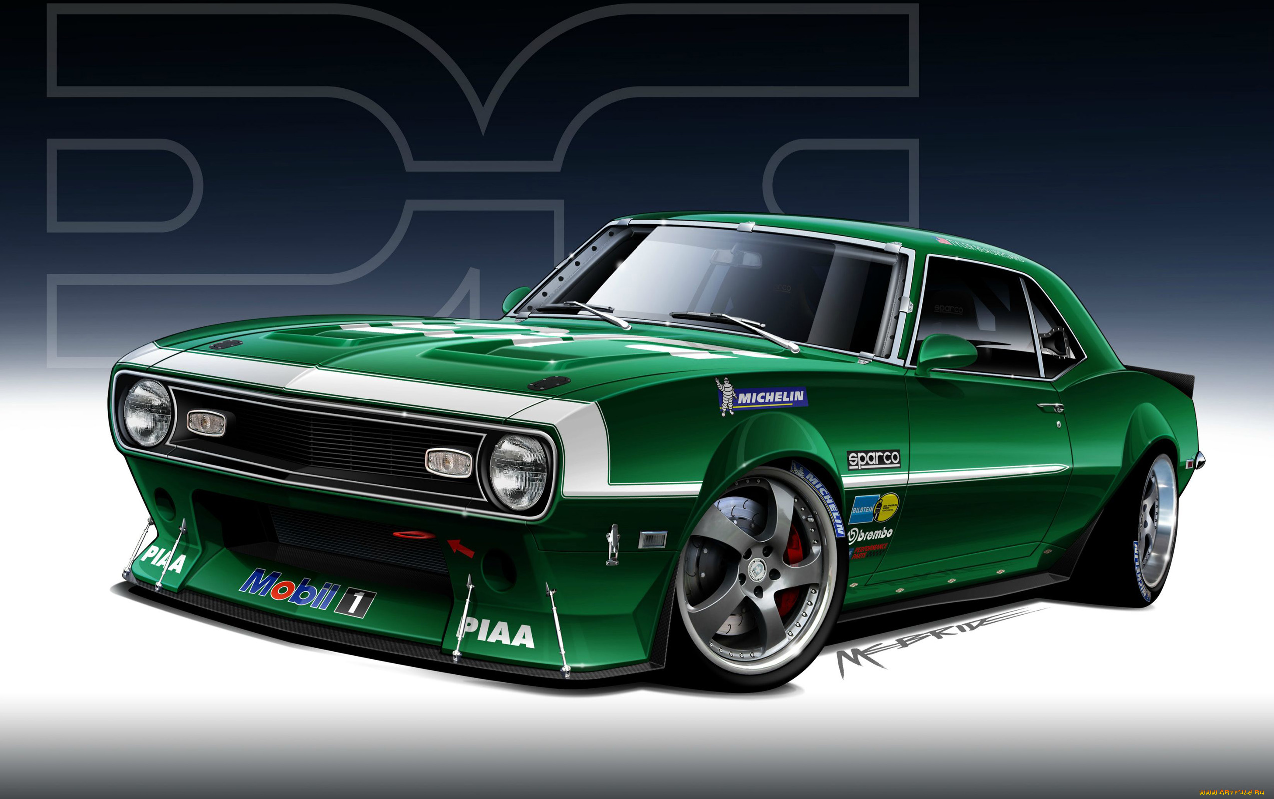 автомобили, векторная, графика, camaro