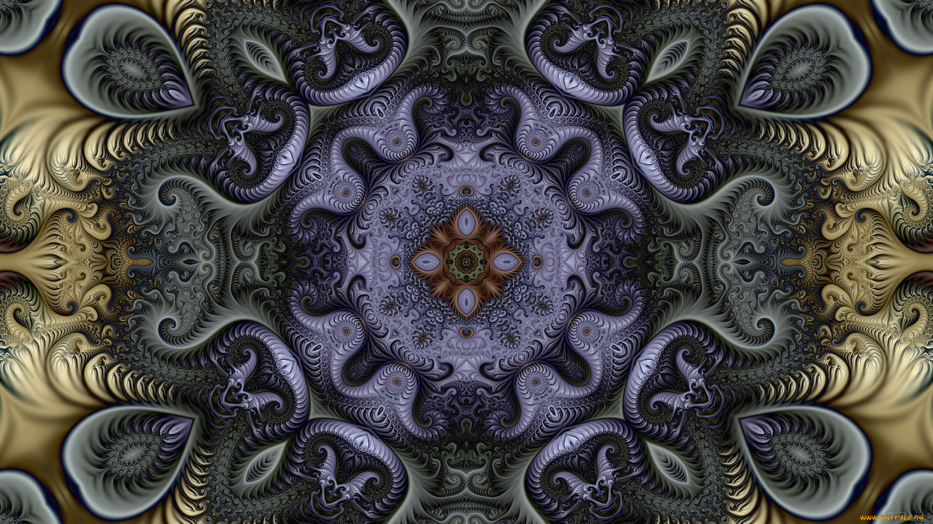 3д, графика, фракталы, , fractal, узор, фон, цвета