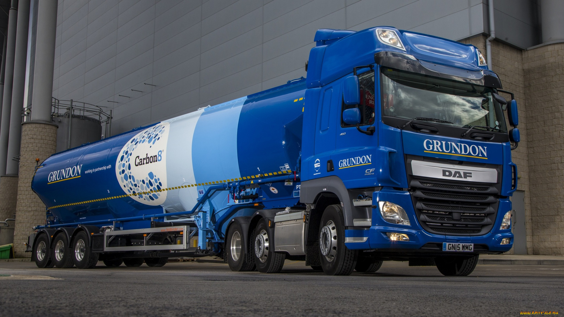 автомобили, daf, cab, space, ftg, 6x2, cf, 460, синий, uk-spec