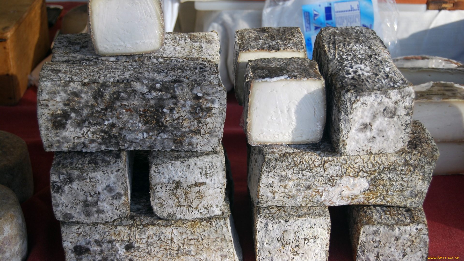 barras, de, quesos, de, cabra, еда, сырные, изделия, сыр